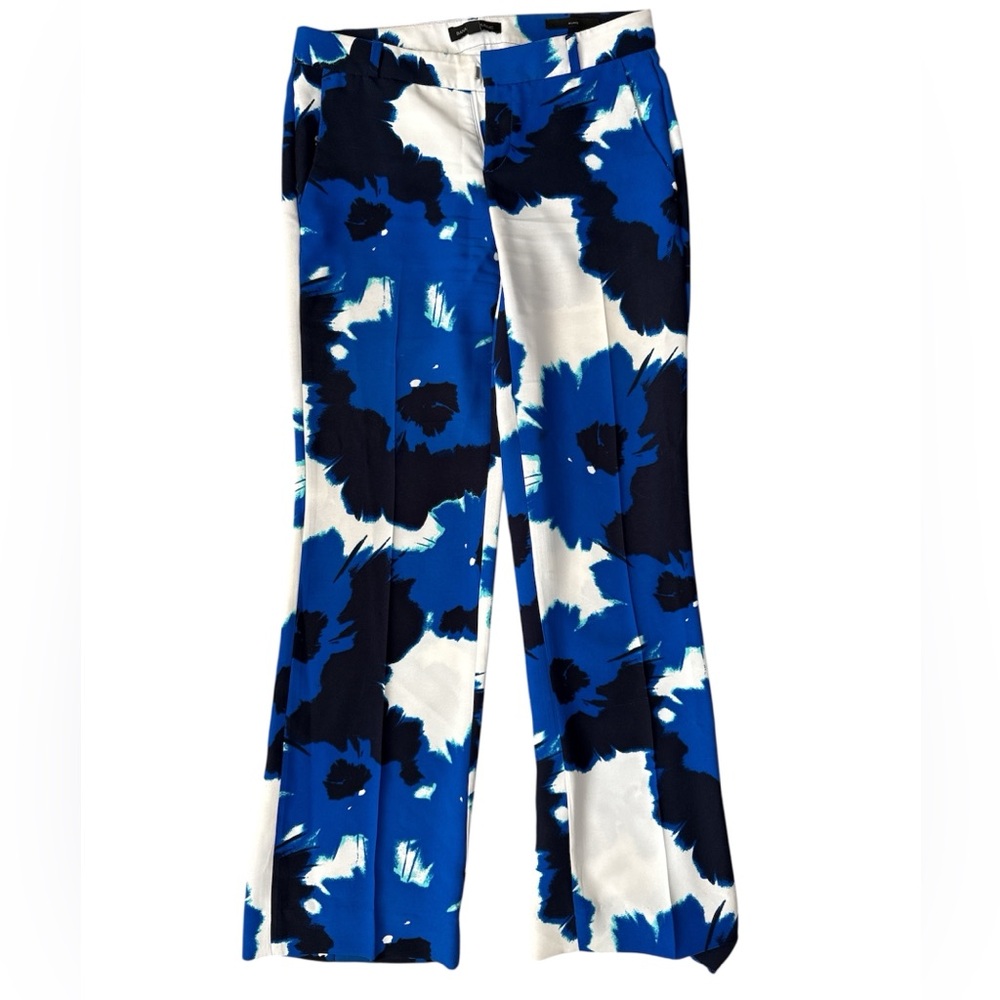 Banana Republic Blue and White Wide Leg Jumpsuit